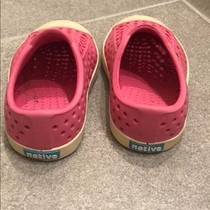 Pink Toddler Native shoes